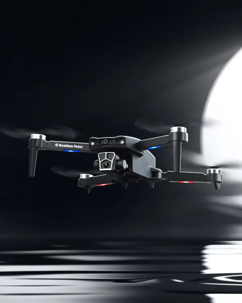 Drone S10 Pro Double Camera 8K Special Edition melayang di langit
